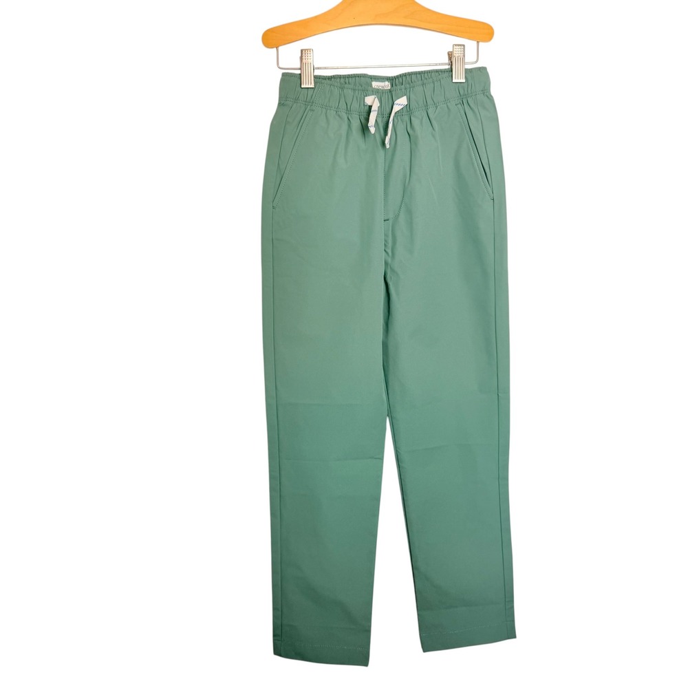 Crewcuts J.Crew Boys Performance Tech Pants Green Size 8 NWT